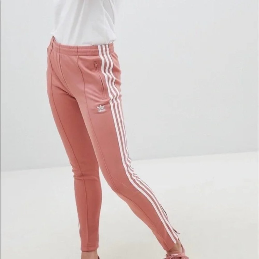 Adidas SST Womens Track Pants PINK S